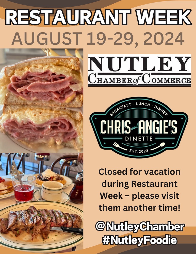 Nutley Chamber of Commerce Restaurant Week