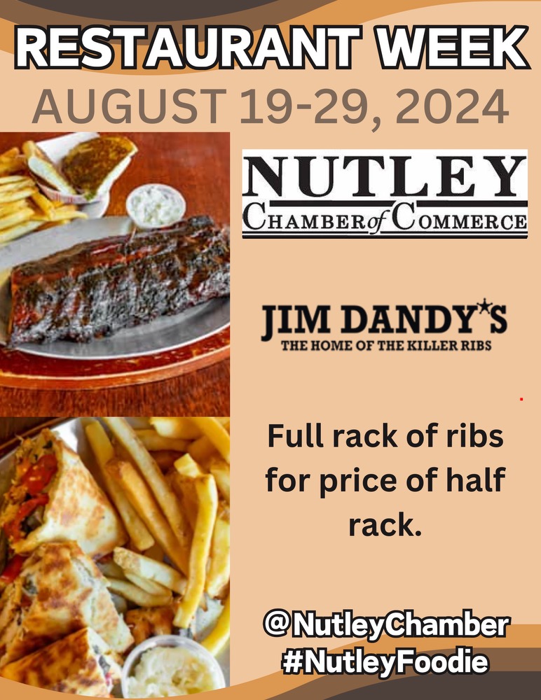 Nutley Chamber of Commerce Restaurant Week