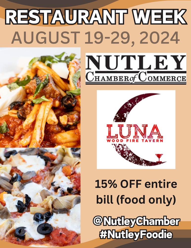 Nutley Chamber of Commerce Restaurant Week