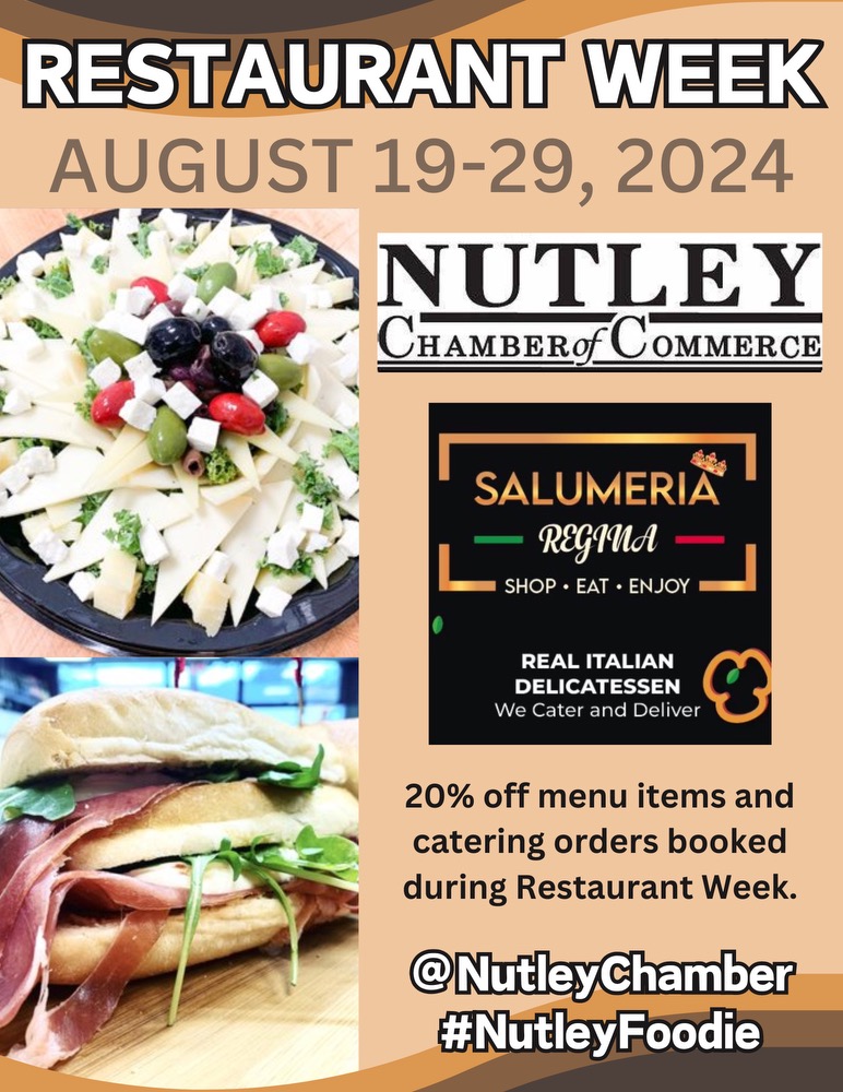 Nutley Chamber of Commerce Restaurant Week