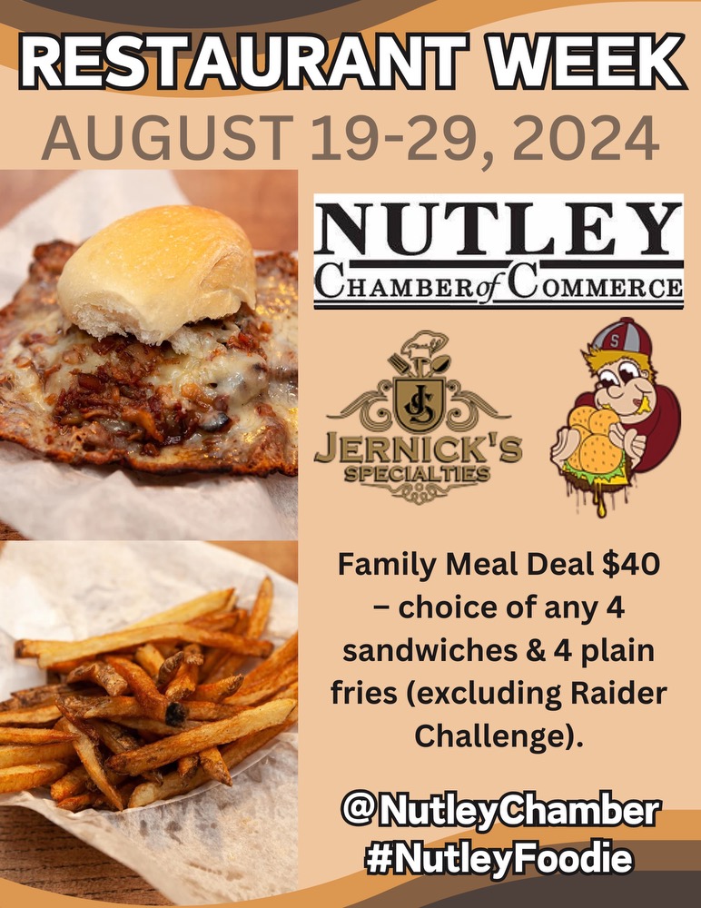 Nutley Chamber of Commerce Restaurant Week