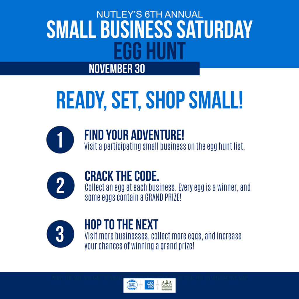 Nutley Chamber Small Business Saturday 2024