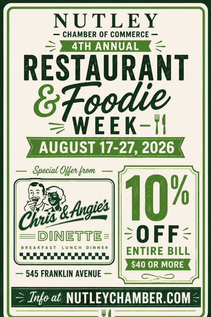 Chris & Angie's Dinette Nutley Restaurant Week
