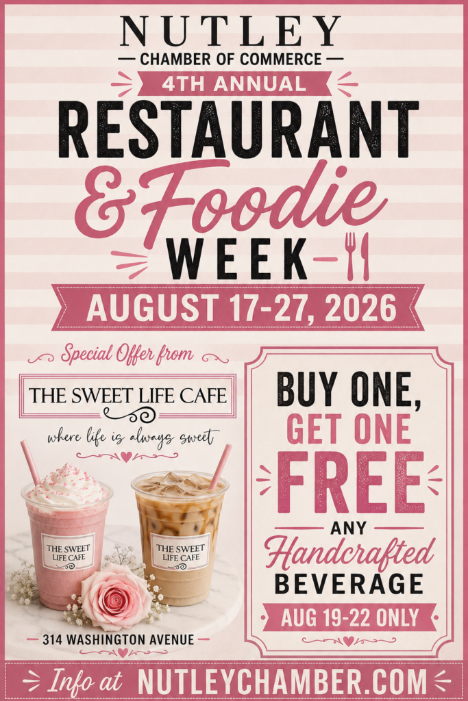 The Sweet Life Cafe Nutley Restaurant Week