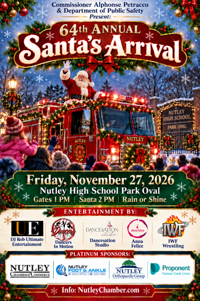 Santa Claus Arrival in Nutley